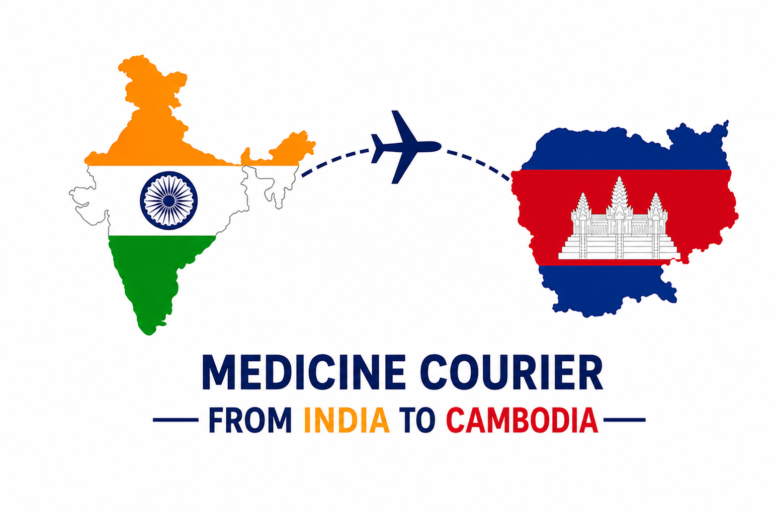 Medicine Courier From India to Cambodia in 5–7 Days